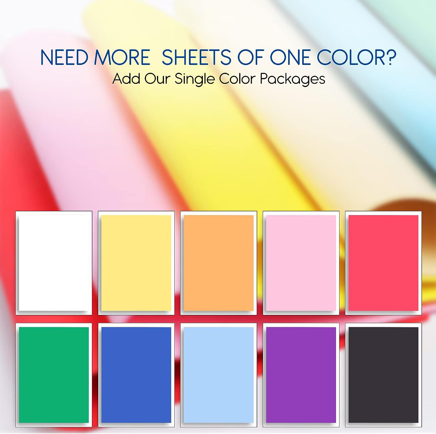 Hojas de espuma Eva de 9x12 pulgadas, 10 colores, papel de espuma artesanal de 2 mm de espesor para artes y manualidades, 10 hojas de PAIDU