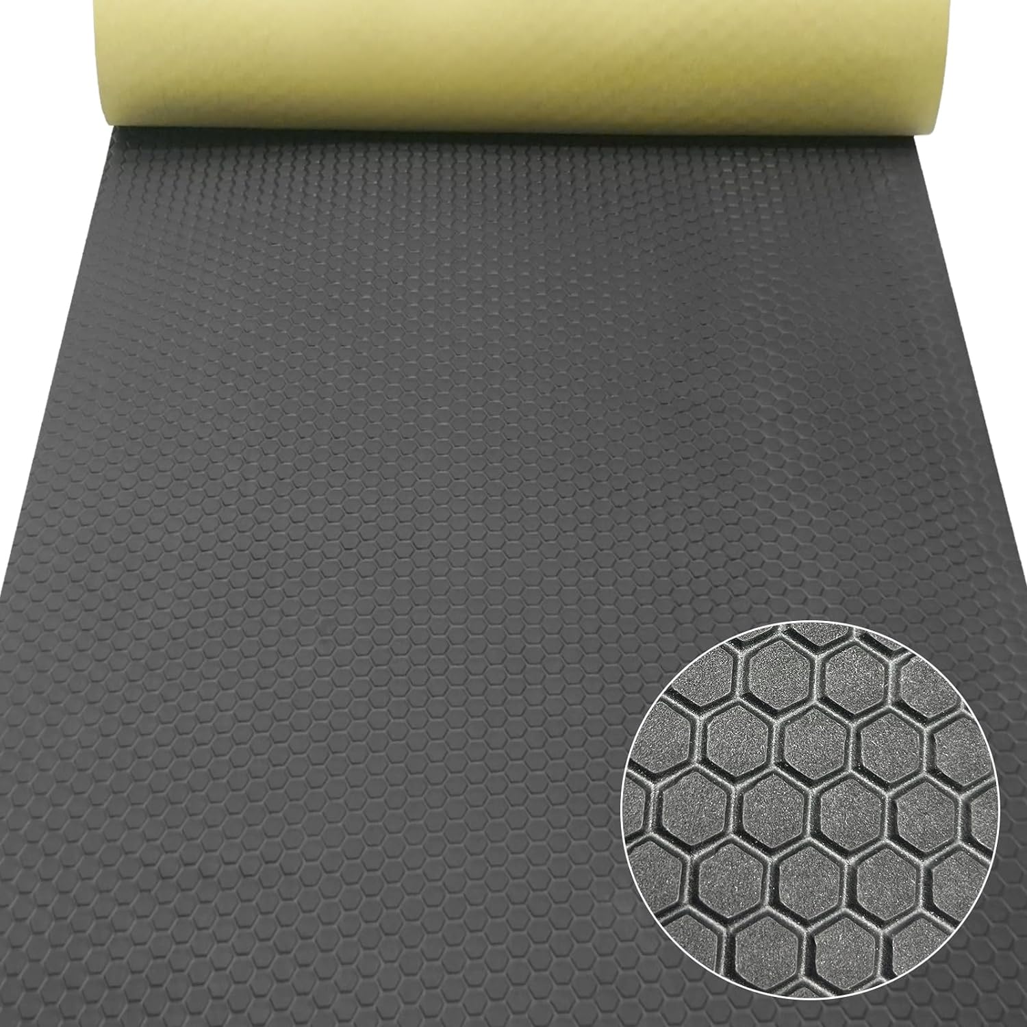 PAIDU Hojas de Piso de Espuma Eva para Cubiertas de Barcos Alfombra Marina de Teca sintética Gruesa Antideslizante para Kayak, RV, Yate, lancha, monopatín, Skimboard, Piscina con escalones, jardín