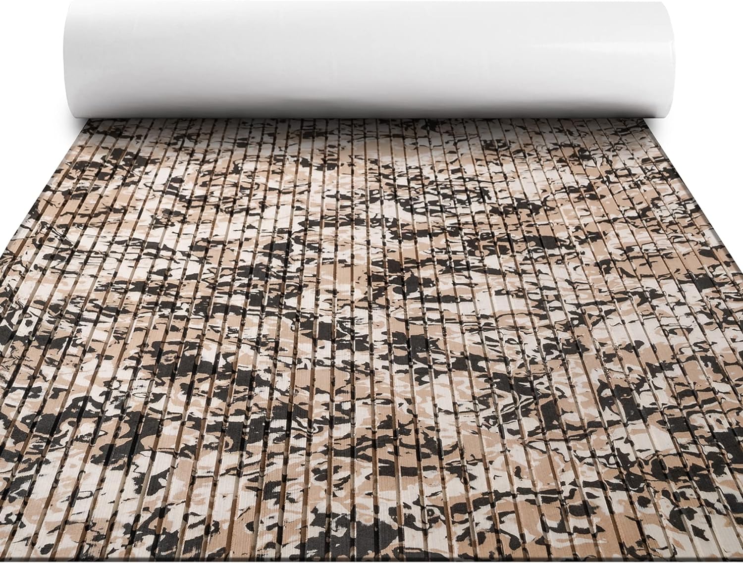 Pisos para barcos Cubiertas para barcos de espuma Eva Pisos marinos Camo Cepillado Antideslizante Alfombra autoadhesiva para barcos a motor Yate Kayak RV Piscina 94.5&quot;x47.2&quot;/ 23.6&quot;/15.7&quot; por PAIDU