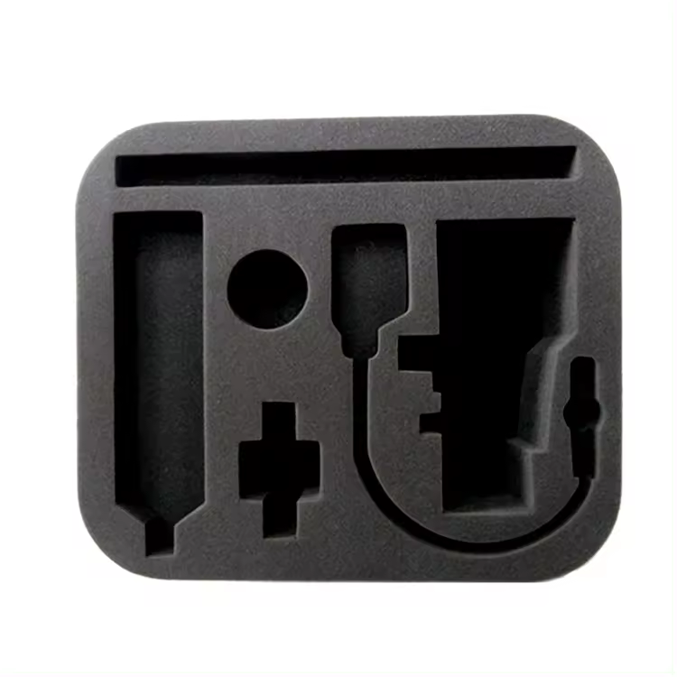 Productos de bandeja de grabado de espuma Eva negra hechos a medida de espuma negra Paidu