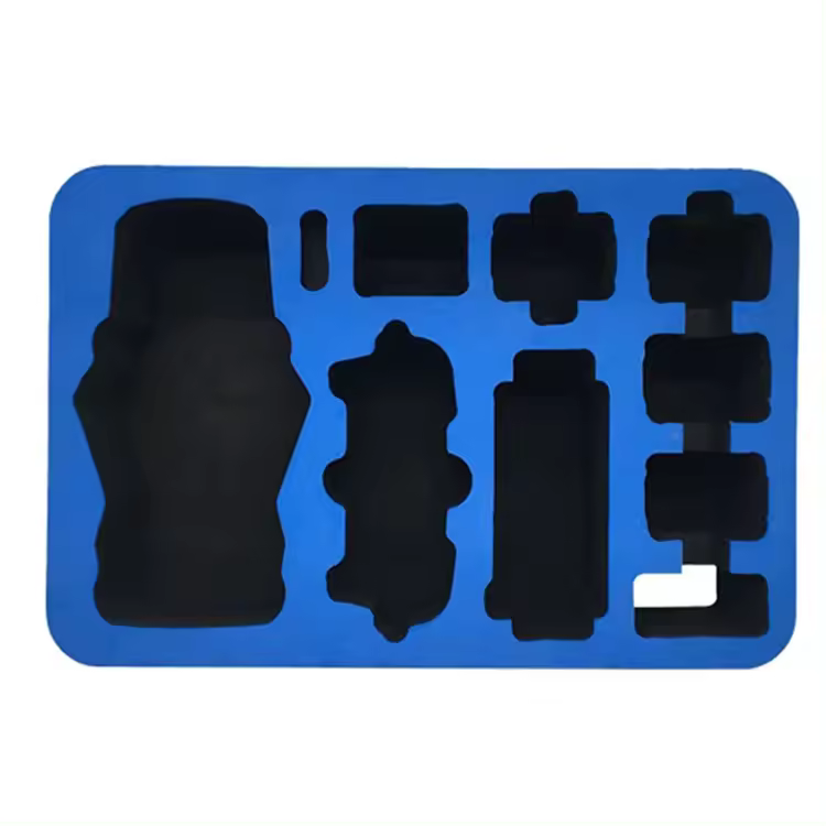 Material de embalaje de alta densidad Paidu, espuma de embalaje personalizada con forma de Color negro, espuma Eva grabada para embalaje protector